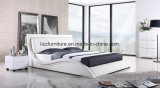 Italian Design Modern Graceful Leather Bed Lb1104