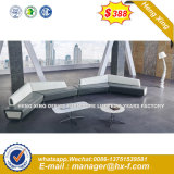 Modern Office Furniture Sectional Genuine Leather Office Sofa (HX-S368)