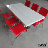 Acrylic Solid Surface Dining Tables and Chair Sets