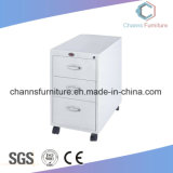China Supplier 3 Drawer Classical Metal File Cabinet with Wheels