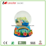 Polyresin Craft Snow Globe with Beach for Home Decoration and Souvenir Gift