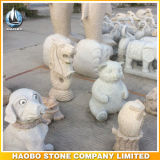 Middle Size Stone Merlion Statue Hand Carved