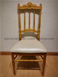 Royal Style Leather Seating Gold Wholesale Used Hotel Banquet Chairs