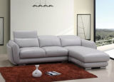 European Modern L Shape Corner Leather Sofa Set Sectional Sofa