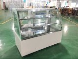 3 Layers Arc Style White and Black Color Bakery Display Cabinet