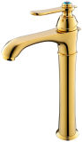 Classical Design Golden Color Basin Faucet