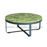 Europe Style Round Marble Restaurant Table with Cross Base (SP-GT435)