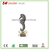 Polyresin Seahorse Statue with a Base Stand for Home Decoration and Promotional Gifts