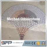 Multicolor Meshed Cobblestone for Exterior Paving and Car Parking Area