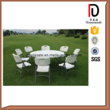 Portable Outdoor Garden Furniture HDPE Plastic Rectangle Camping Folding Table (BR-117)