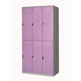 6 Feet 6 Doors Gym Metal Cabinet