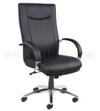 High Back Swivel Black Chair Manager Office Leather Chair (SZ-OC120)