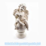 White Marble Little Angel Sculpture for Decoration