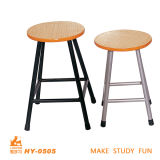 Classroom Wooden Lab Chairs with Steel Tube of Studying Furniture