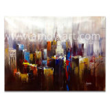 New Arrival City Landscape Oil Paintings on Canvas for Home or Office Decoration