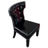 Black Shining PVC Leather Children Furniture Chair (SF-58)