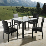 Outdoor Aluminum Furniture Stackable Chair Using for Restaurant Set Square Table (YT182)
