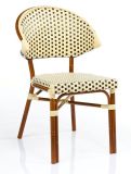 Wholesales French Style Aluminum Rattan Coffee Dining Chair (BC-08016)
