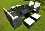 9 PCS Large Outdoor Garden Rattan Furniture