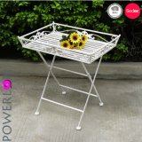 Antirust Square Foldable Metal Garden Tray Table