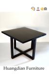 Bedroom Side Table with Solid Wood Leg and Plywood Veneer Table Top (HD923)