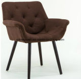 Solid Wood Chair Nordic Leisure Leather Chair Modern Coffee Restaurant Cafe Chairs Contracted Chairs (M-X3844)