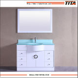 Tempered Glass Vanity Top Single Basin Bathroom Vanity T9229-48W