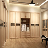 Oppein Modern Melamine Finish Wooden Wardrobe with Drawers (YG11204)
