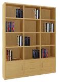 Bamboo Book Shelf Rack Office Shelf Bookcase Storage
