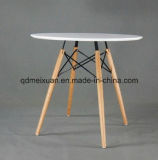 Modern Eames Table with Wooden Feet (M-X3087)