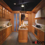 2016 Welbom Hot Sale Classic Solid Wood Kitchen Cabinet