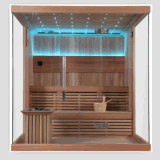 Imported Red Cedar Solid Wood Sauna House Cabinet for Beauty