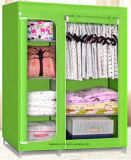 Single Fabric Canvas Clothes Storage Organiser Home Wardrobe Cupboard Shelves (FW-01)