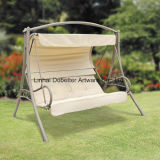 Seville Steel 3 Seat Swing Chair with Head Pillow