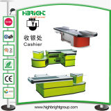 Customized Shape Checkout Counter Table Desk for Stores