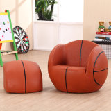 Basketball Kids Sport Furniture/Children Leather Sofa with Ottoman (SXBB-27)