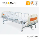 Topmedi Hospital Furniture Manual Two Function Steel Hospital Bed