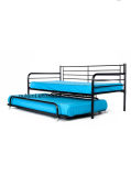 Simple Metal Daybed with Trundle (OL17191)