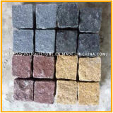 Grey/Black/Yellow/Red Granite Cubic Stone, Cubestone, Paving Stone, Cobblestone with Natural Surface