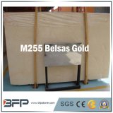 Belsas Gold Polished Natural Marble Stone Interior Floor/Wall Tile