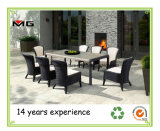 Rattan Garden Furniture Outdoor Dining Table & Chairs