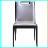 India Cafe Restaurant Design Upholstered PU Leather Dining Chairs