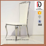 Dining Room Furniture Stainless Steel Base White Wedding Chairs for Sale