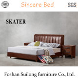 Modern American Style Leather Bed Bedroom Bedb005