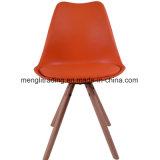 Modern Dining Chair with Wood Legs Plastic Chairs