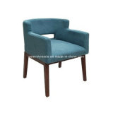 Blue Leisure Fabric Cafe Sofa Chair for Pub or Bar