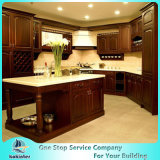 Luxury American Solid Wood Kitchen Cabinet Modern