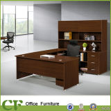 Wooden Furniture Office Anti Scratch Executive Desk with Filing Cabinet