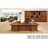 MDF High End Fashion Wooden Office Desk with PU Cover