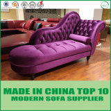 Modern Home Furniture Velvet Fabric Chaise Chair